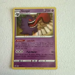 Pokemon Gengar Holo Rare SWSH06: Chilling Reign 057/198 LP - Image 1