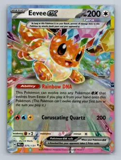 Pokemon SV: Prismatic Evolutions #075/131 Eevee ex - Image 1