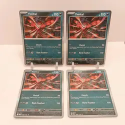 Pokemon Yveltal (Holo) 088/132 NM Mega Evolution Playset x4 - Image 1