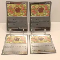 Pokemon Buneary (Reverse Holo) 107/132 NM Mega Evolution Playset x4 - Image 1