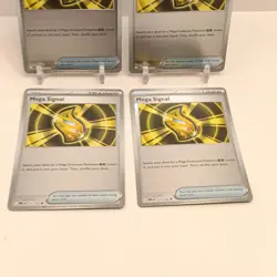 Pokemon Mega Signal (Reverse Holo) 121/132 NM Mega Evolution Playset x4 - Image 3