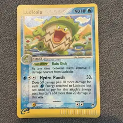 Pokemon Ludicolo 7/100 Holo Rare NM/LP EX Sandstorm 2003 Nintendo Stage 2 90 HP - Image 1