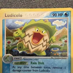 Pokemon Ludicolo 7/100 Holo Rare NM/LP EX Sandstorm 2003 Nintendo Stage 2 90 HP - Image 5