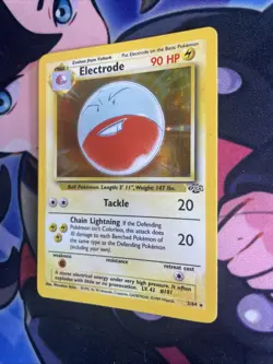 Electrode 2/64 MP/LP Played Jungle Set 1999 Pokemon Card Holo Rare Holofoil - Image 3
