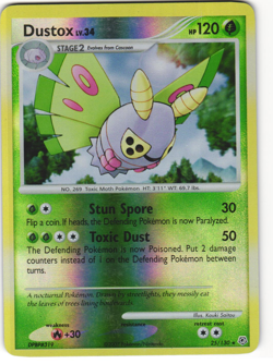 Dustox Reverse Holo Pokemon TCG Diamond & Pearl 25/130 LP - Image 1