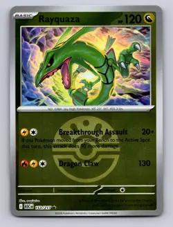 RAYQUAZA (FRIEND BALL) 153/217 R ASCENDED HEROES POKEMON REVERSE HOLO NM - Image 1