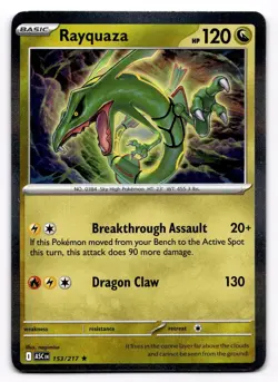 Rayquaza 153/217 Ascended Heroes Holo NM - Image 1