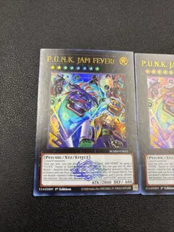 Yu-Gi-Oh! *1x* P.U.N.K. JAM FEVER! BLMM - EN051 1st Edition Ultra Rare NM A6 - Image 2