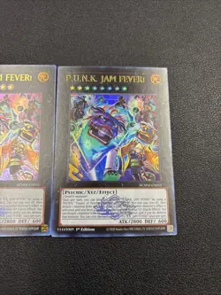 Yu-Gi-Oh! *1x* P.U.N.K. JAM FEVER! BLMM - EN051 1st Edition Ultra Rare NM A6 - Image 3