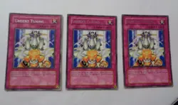 Playset: 3x Urgent Tuning DP08-EN027 (Rare, 1st Edition, Lightly Played / LP) - Image 1