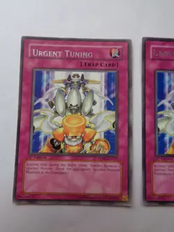 Playset: 3x Urgent Tuning DP08-EN027 (Rare, 1st Edition, Lightly Played / LP) - Image 3
