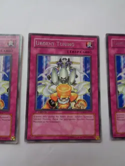 Playset: 3x Urgent Tuning DP08-EN027 (Rare, 1st Edition, Lightly Played / LP) - Image 4