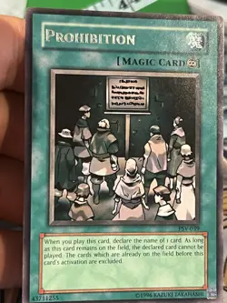 Prohibition - PSV-039 - LP - Rare - Unlimited - Yugioh - Image 1
