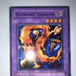 Konami Yu-Gi-Oh! Darkfire Dragon LOB-EN019 Fusion Rare English Unlimited - Image 2