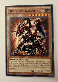 Des Volstgalph YS14-ENA02 Space-Time Showdown Power-Up Pack Yu-Gi-Oh NM/M 1st Ed - Image 1