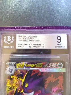 Pokemon 2026 Mega Gengar ex 284/217 SIR Ascended Heroes MINT BGS 9 - Image 5