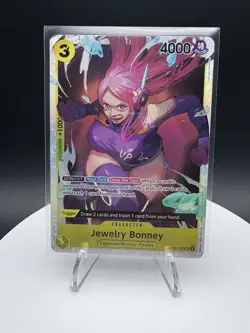One Piece CCG - Jewelry Bonney SR OP08-105 - Two Legends - English - NM/M - Image 1