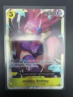 One Piece CCG - Jewelry Bonney SR OP08-105 - Two Legends - English - NM/M - Image 3