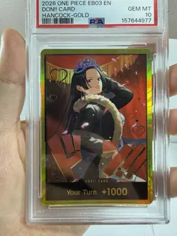 One Piece Boa Hancock Gold Don EB03 PSA 10 Gem Mint - Image 3