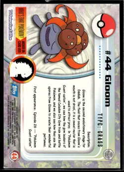 Pokemon Topps Card | TV Animation Edition | Gloom #44 | Non Holo | LP - Image 2