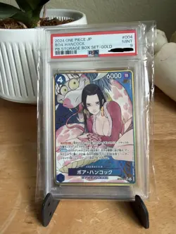 2024 One Piece JP PB Storage Box Set Gold ST17-004 Boa Hancock PSA 9 MINT - Image 1