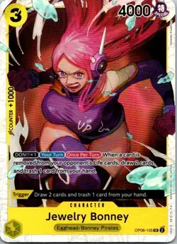 Jewelry Bonney - Super Rare - OP08-105 SR - One Piece Two Legends - Image 1