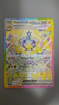 Galvantula ex 168/142 Stellar Crown Special Illustration Rare Pokemon Card - Image 1
