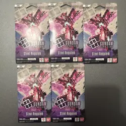 Gundam Card Game GD-03 Steel Requiem Booster Pack ENGLISH Sealed TCG Lot of 10 - Image 3