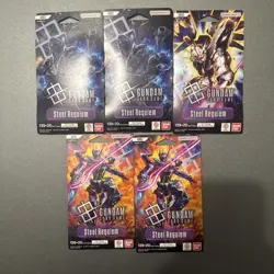 Gundam Card Game GD-03 Steel Requiem Booster Pack ENGLISH Sealed TCG Lot of 10 - Image 5