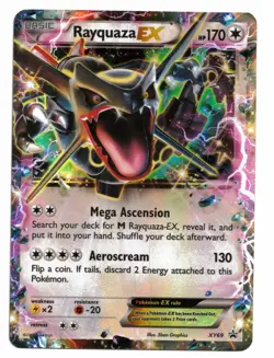 Pokemon Card: Shiny Rayquaza EX XY69 Black Star Promo Ultra Rare! PL - Image 1