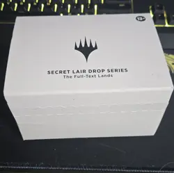 Wizards of the Coast MTG Secret Lair Full-Text Lands Box 5 Cards 2020 EN - Image 1