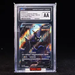 Umbreon V SR CS4aC-152/132 Pokemon Card Chinese Holo CGC AA - Image 1