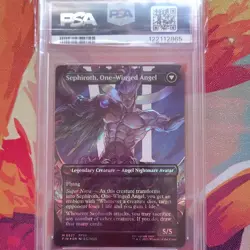 MTG Final Fantasy PSA 10 Sephiroth, Fabled SOLDIER #0527 Borderless SurgeFoil EN - Image 2