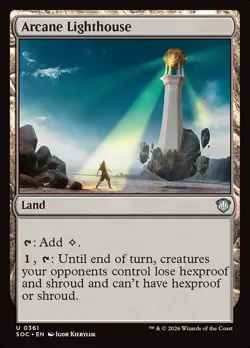Arcane Lighthouse - 361 - SOC - NM - MTG Magic the Gathering - Image 1