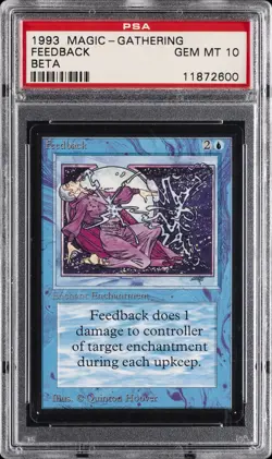 1993 MAGIC: THE GATHERING BETA FEEDBACK PSA 10 - Image 1