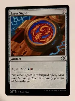 Izzet Signet #306 (NM) Lost Caverns of Ixalan LCC Magic MTG - Image 1
