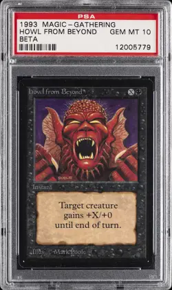 1993 MTG BETA HOWL FROM BEYOND PSA 10 - Image 1