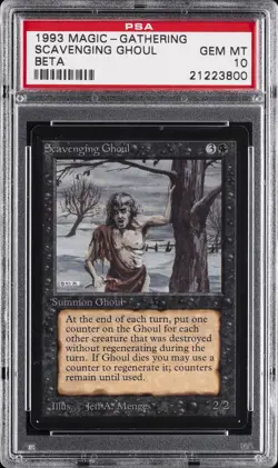 1993 MTG BETA SCAVENGING GHOUL PSA 10 - Image 1