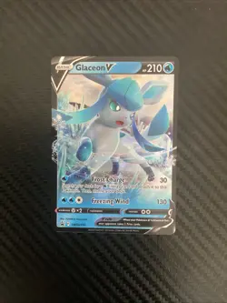 Glaceon V SWSH196 Pokemon Sword & Shield Black Star Promo Holo Card NM - Image 1