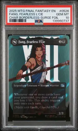 2025 MTG FINAL FANTASY #0526 FANG, FEARLESS L'CIE PSA 10 - Image 1
