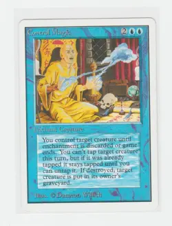 Magic the Gathering ~ MTG ~ 1x Control Magic ~ UNLIMITED ~ LP - Image 1