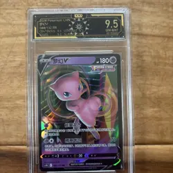 2024 Pokemon TCG Chinese Double Rare RR Mew V OCO Gem Mint 9.5 - Image 1
