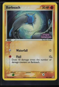 Barboach 60/110 Common Holon Phantoms Pokemon Reverse Holo LP - Image 1