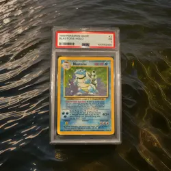 1999 POKEMON BASE SET UNLIMITED #2 BLASTOISE-HOLO PSA 1 - Image 1