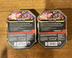 Pokemon TCG Mega Moonlit Tin Mega Gengar Mega Clefable Set Of 2 New Sealed - Image 2