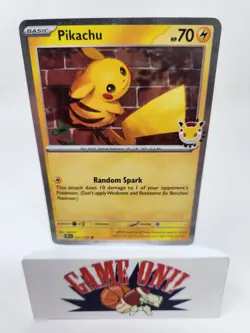 Pikachu Pokemon Day 2026 051/162 30th Anniversary Promo TCG BUF - Image 1