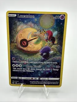 Lunatone GG11/GG70 Galarian Gallery Holo Pokemon 2023 Crown Zenith NM - Image 1