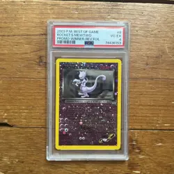 Pokemon Rocket's Mewtwo #008/009 Best of Winner Reverse Holo Promo PSA Graded - Image 1