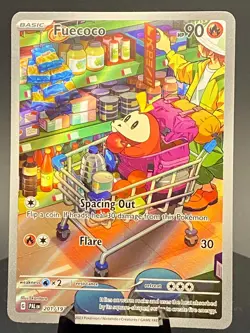 Sv02: Paldea Evolved Pokemon TCG Fuecoco IR NM Holo 201/193 Pokemon TCG Card - Image 1
