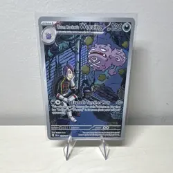 Team Rocket's Weezing 199/182 Holo Rare Pokemon TCG English 2025 -NM- - Image 1
